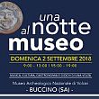 Cultura foto - 30082018 locandina NOTTE AL MUSEO DI BUCCINO