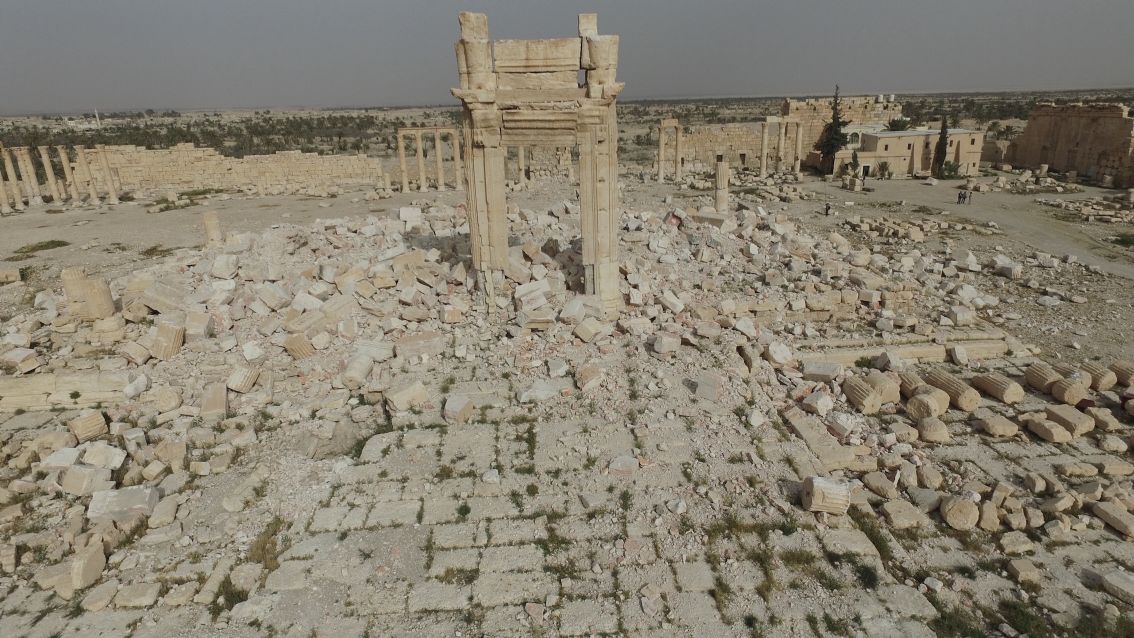 palmira distruzione