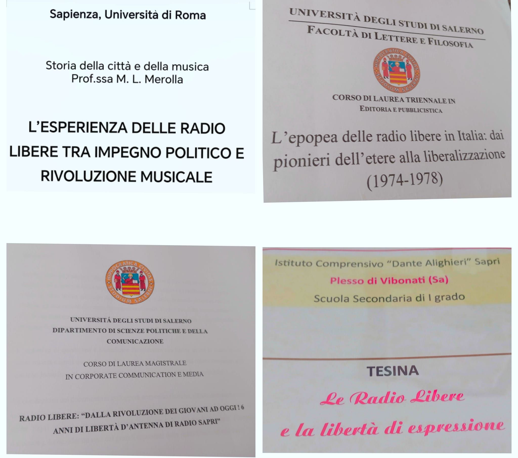 esperienza radio libere