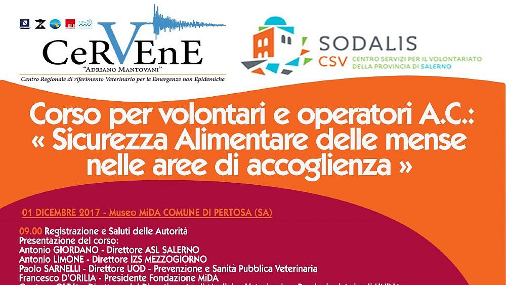 30112017 Corso Sicurezza alimentare  programma