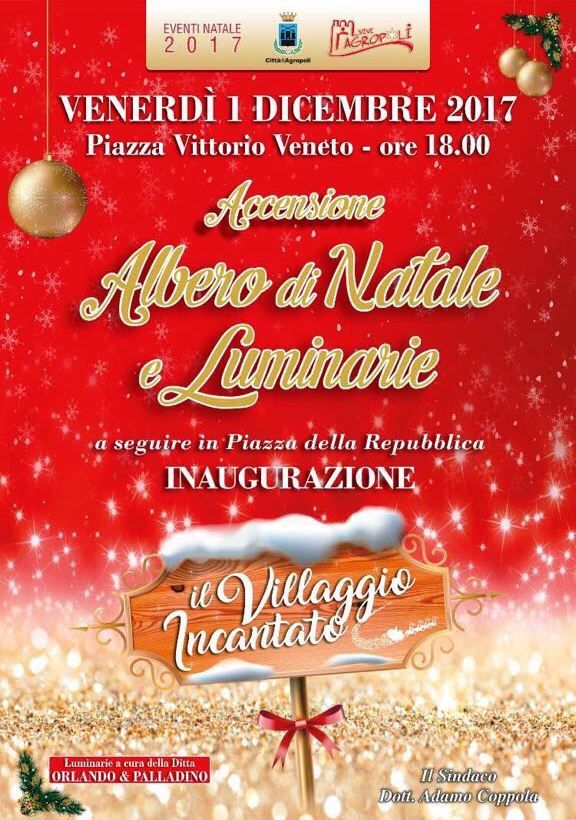 albero natale agropoli e luminarie