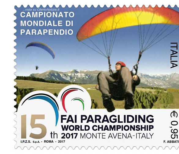 31052017 francobollo campionato parapendio