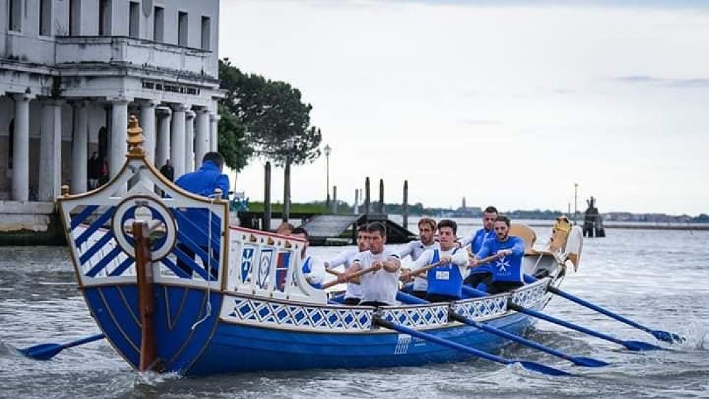 31052019 Galeone amalfi in allenamento a Venezia