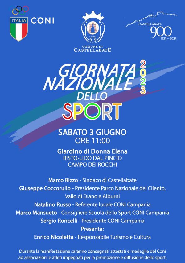 giornata nazionale dello sport