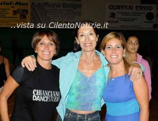 Foto Pina Testa Luciana Savignano e Veronica Testa