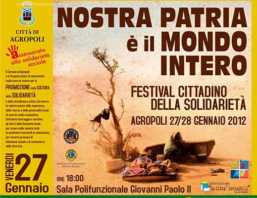 Giornata della Solidarieta    Manifesto