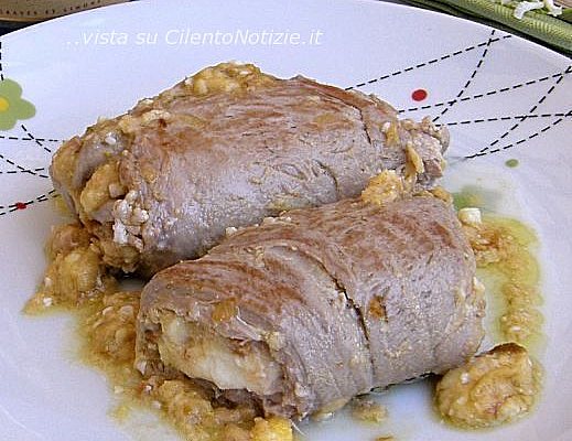 Involtini di tonno e mozzarella di bufala campana dop