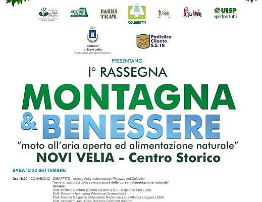 Locandina montagna e benessere