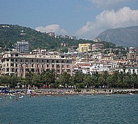 Lungomare di Salerno visto dal mare