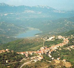 Panorama di Rutino nel Cilento