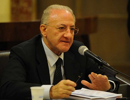 Sindaco Vincenzo de Luca Salerno