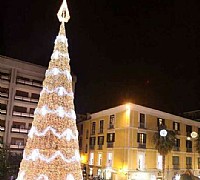 albero di natale salerno 27 metri