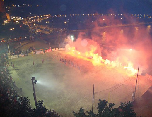 beach Soccer sulla spiaggia 2012 panoramica