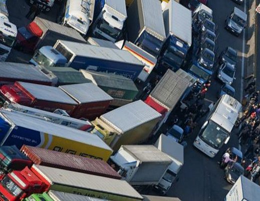 blocco dei tir gennaio 2012