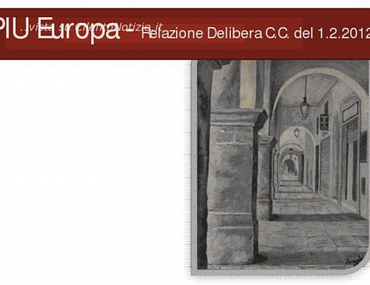 cava piu europa relazione