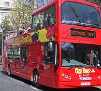 city sightseeing bus city sightseeing bus