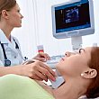 Salute foto - controllo medico della tiroide