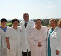 equipe del Ruggi ospedale salerno