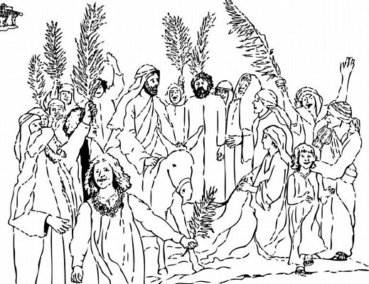 Marisa-Russo foto - gesu entra in gerusalemme