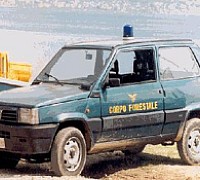 guardia forestale sulla spiaggia