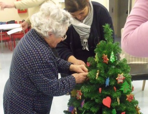 il natale e gli anziani