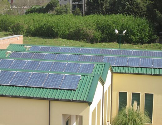 il sole nelle scuole pannelli solari fotovoltaico