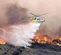 incendio agropoli elicottero