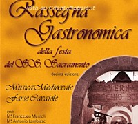 locandina rassegna gastronomica sacramento 2011