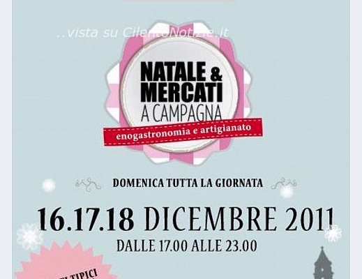 natale e mercati a campagna