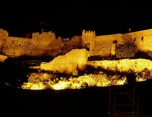 notte castello dell arechi salerno