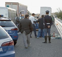 operaio travolto su autostrada A3