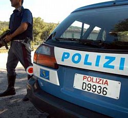 polizia sulla tangenziale