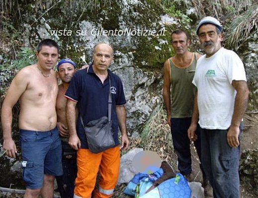 ritrovamento Giacomo Sorrentino