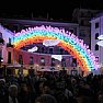 Avvisi foto - salerno luci d artista arcobaleno 2011