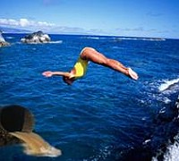 scarichi in mare e tuffi