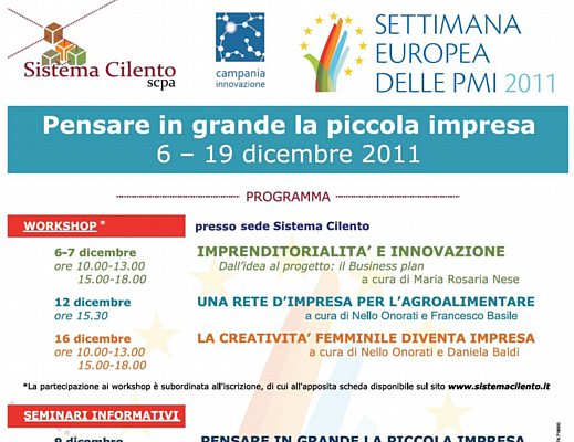 sistema cilento SME week 2011