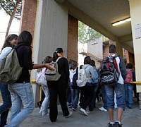 studenti entrata scuole 