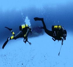 subacquei in immersione
