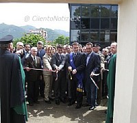 taglio del nastro cirielli villa 