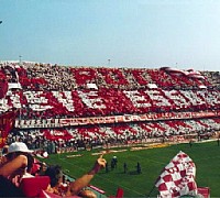 tifo salernitana allo stadio