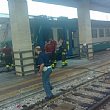 Cronaca foto - treno fiamme stazione salerno