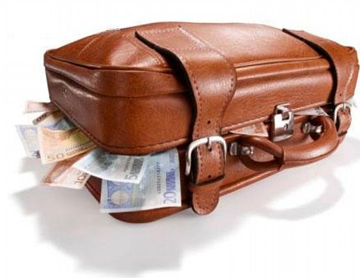 valigia con soldi