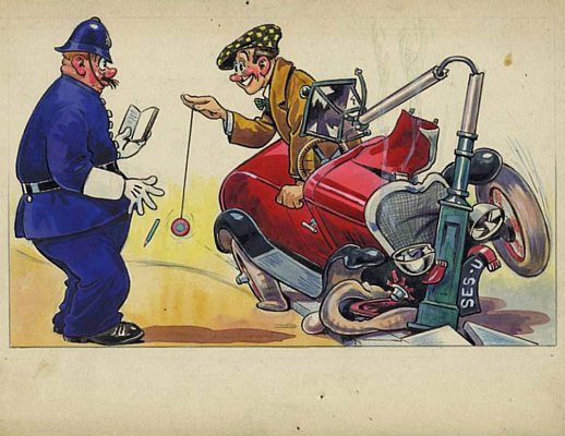 vignetta fumetto incidente